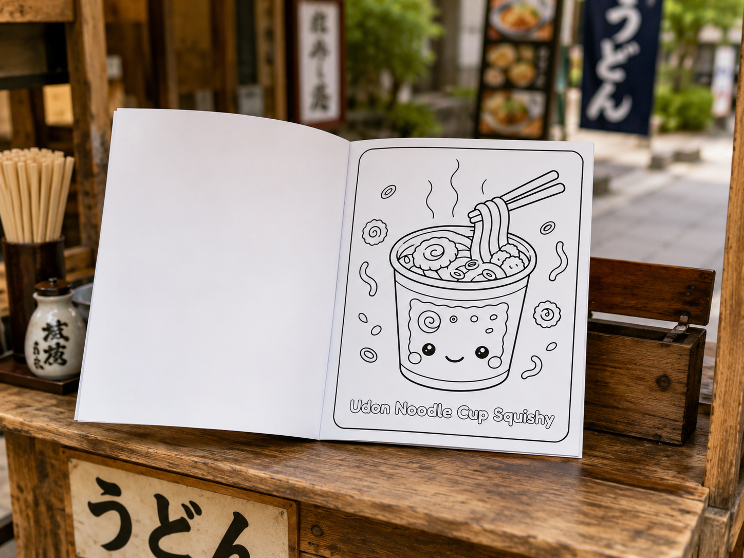 The Squishy Bento Coloring Book preview two