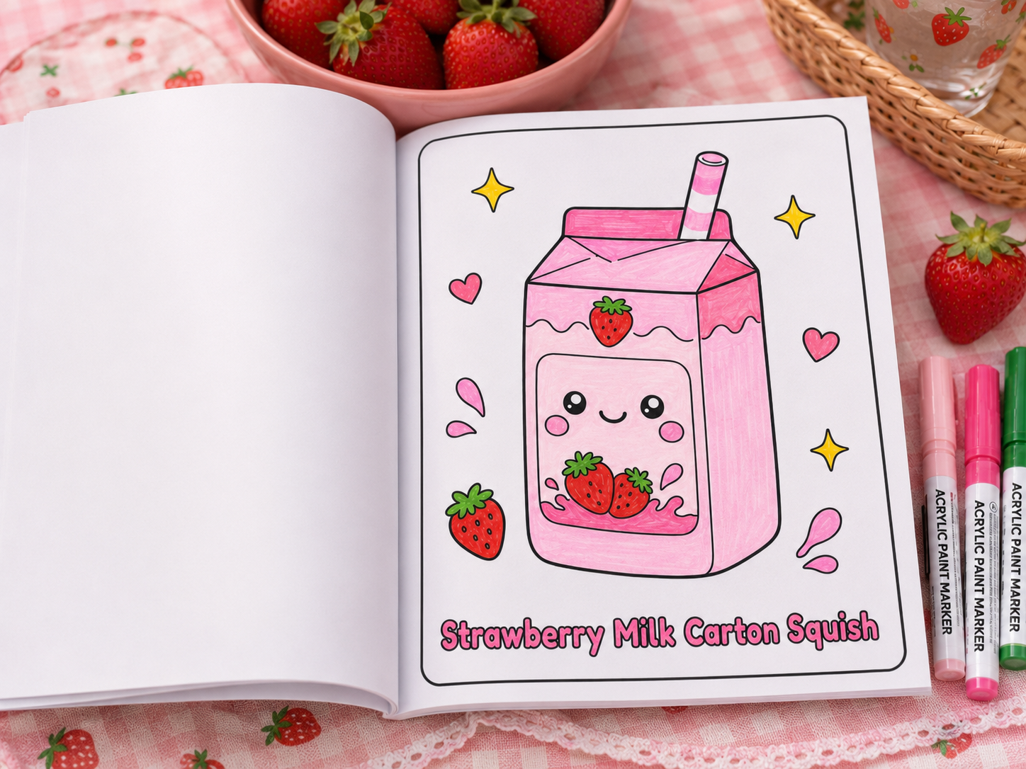 The Squishy Bento Coloring Book preview three