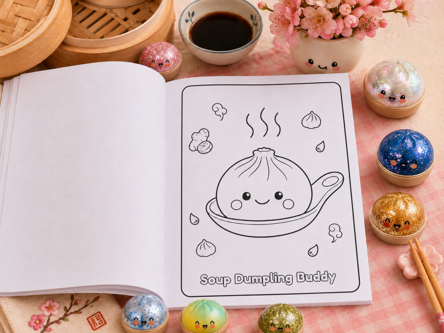 The Squishy Bento Coloring Book preview four