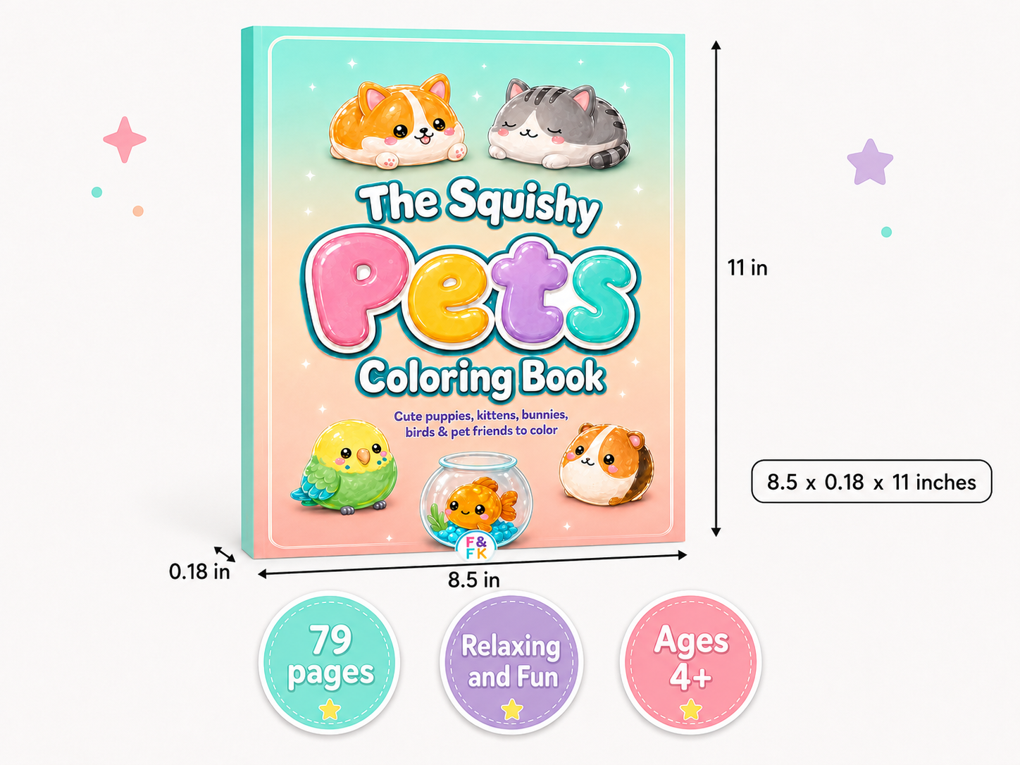 The Squishy Pets Coloring Book preview six