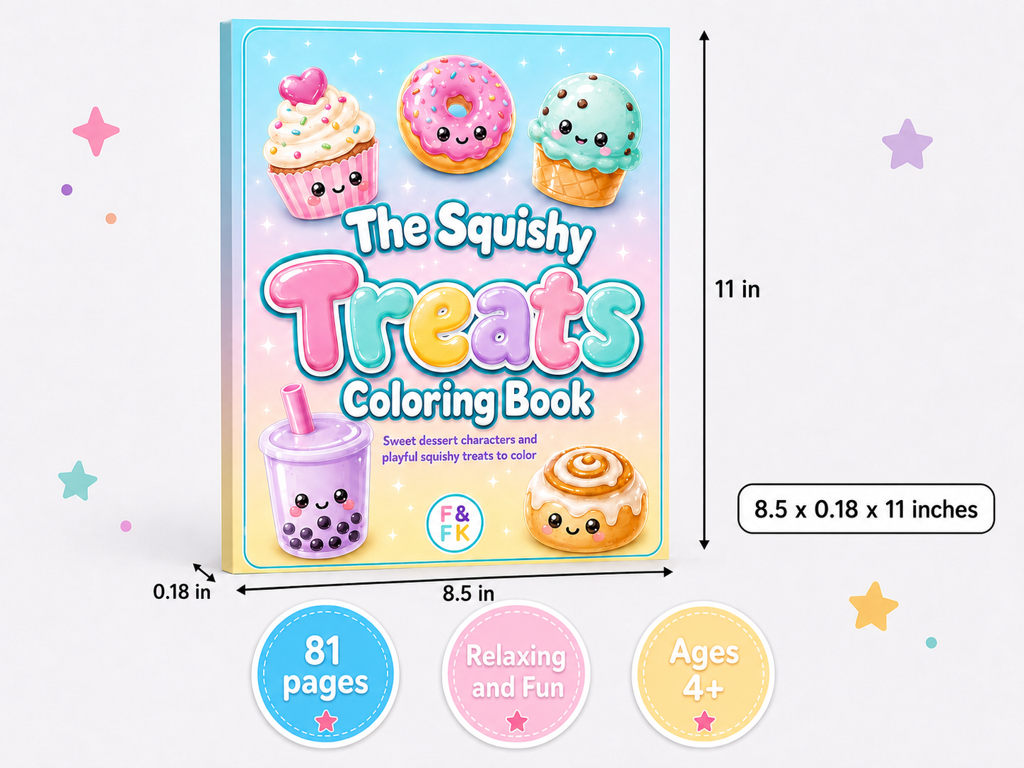 The Squishy Treats Coloring Book preview six