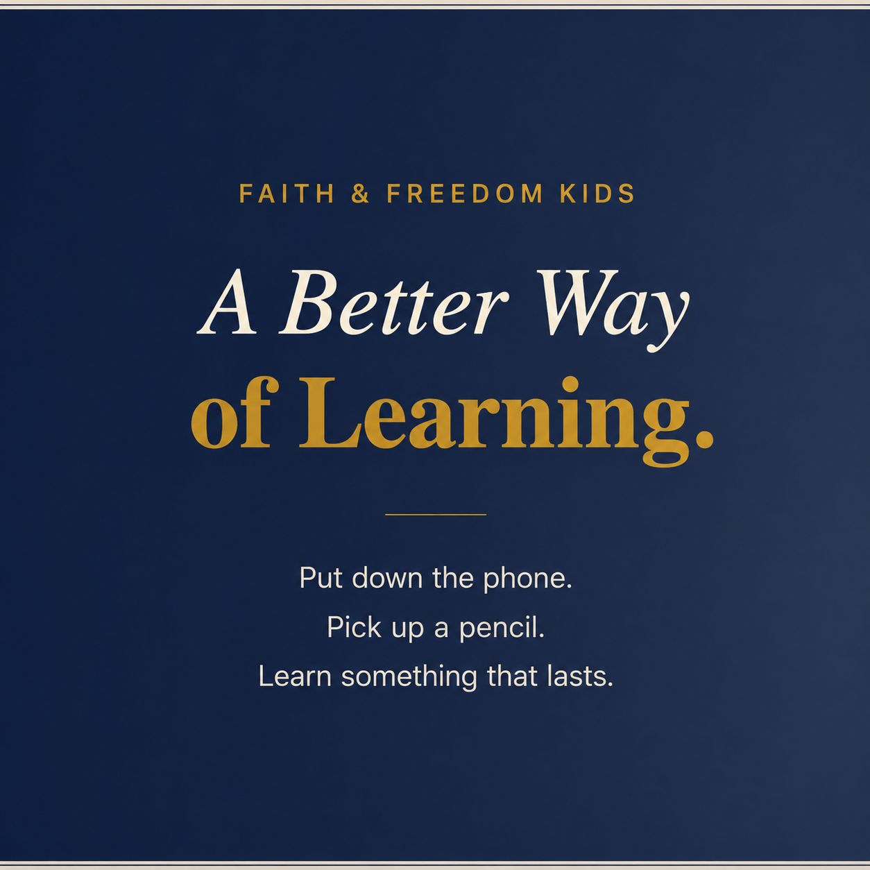 Faith and Freedom Kids unique product image